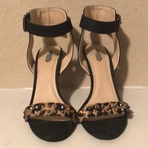Charlotte Russe brand leopard print heels